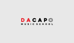 Logo Perusahaan Dacapo Music School - Lowongan Kerja Piano Teacher – Violin Teacher – Guitar Teacher – Singing Teacher – Drum Teacher